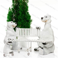 белая скамейка для фотосессии