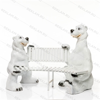 Скамейка Белые Мишки - фото 41015