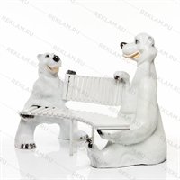 Скамейка Белые Мишки - фото 41016