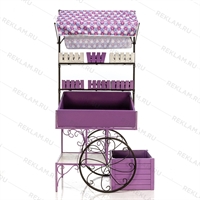 рекламная тележка цв.фиолетовый