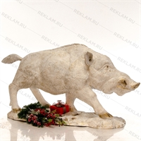 фигура кабана для новогоднего оформления магазина