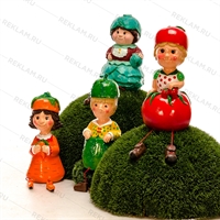 фигурки гномов для овощного магазина