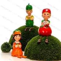 фигуры гномов овощей