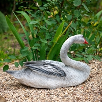 лебедь из стеклопластика для зоопарка