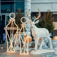 Световая фигура Фонарь h= 178 см дюралайт - фото 42574