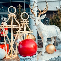 Световая фигура Фонарь h= 178 см дюралайт - фото 42579