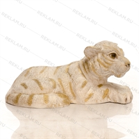 тигрёнок цв.белый с золотом