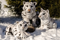 Фигура для декораций Тигренок, фибергласс - фото 43198