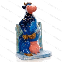 Фигура Бурёнка, стеклопластик, 130 x 55 см. - фото 43457