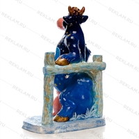 Фигура Бурёнка, стеклопластик, 130 x 55 см. - фото 43460