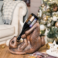 Бутылочницы для новогоднего стола комплект 2 шт цв.под бронзу - фото 44019