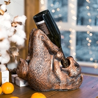 Бутылочницы для новогоднего стола комплект 2 шт цв.под бронзу - фото 44023