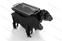 с решеткой гриль