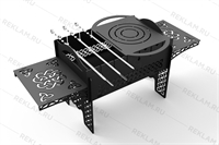 мангал с решеткой для казана мангал с решеткой для казана