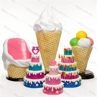 для рекламы кондитерской