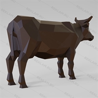 рекламная полигональная фигура