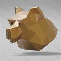 металлическая полигональная фигура