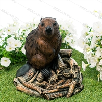 фонтан с бобром