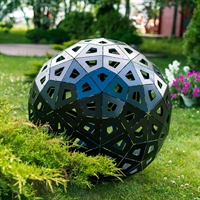 полигональный шар из металла