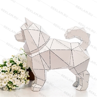 металлическая полигональная фигура