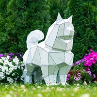 полигональная собака