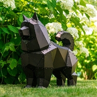 металлическая полигональная фигура