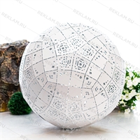 шар полигональный металлический