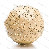 металлический полигональный шар 1007 диаметр 50 см