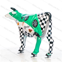 рекламная фигура коровы в индивидуальной покраске