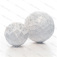 металлические шары цв.белый