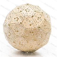 шар полигональный металлический для благоустройства территории