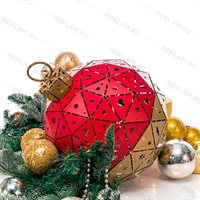 новогодний шар для декора