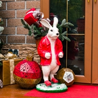 кашпо в виде зайца