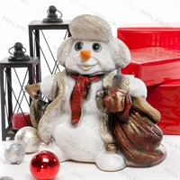 снеговик с мешком