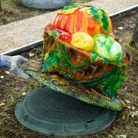 Декоративная крышка для люка корзина с овощами U07442 - фото 47354