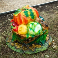 Декоративная крышка для люка корзина с овощами U07442 - фото 47355