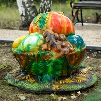 Декоративная крышка для люка корзина с овощами U07442 - фото 47357