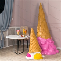 фигуры мороженого из стеклопластика