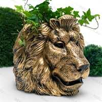 кашпо U09348 цв.золото