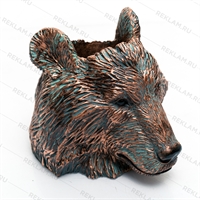 кашпо декоративное медведь