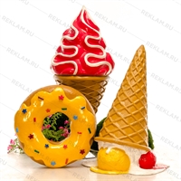 Муляж Мороженого в рожке - фото 48206