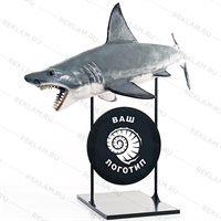 Рекламная фигура подвесная для океанариума Акула U09171-П стеклопластик - фото 48306