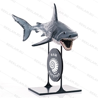 Рекламная фигура подвесная для океанариума Акула U09171-П стеклопластик - фото 48308
