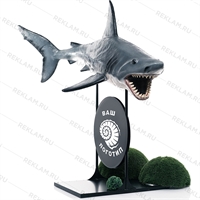 Рекламная фигура подвесная для океанариума Акула U09171-П стеклопластик - фото 48310