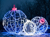 Светодиодный шар, D 100 см - фото 48359