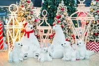 новогодний декор для торгового центра