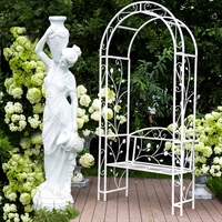 Фигура Девушка с кувшином, полистоун, 130 см. - фото 48971