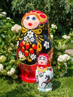 Объемная фигура Матрёшка Хохлома - фото 48976 Объемная фигура Матрёшка Хохлома - фото 48976