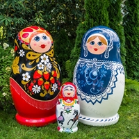 Объемная фигура Матрёшка Хохлома - фото 48977 Объемная фигура Матрёшка Хохлома - фото 48977