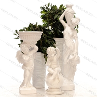 Фигура Девушка с кувшином, полистоун, 130 см. - фото 49005